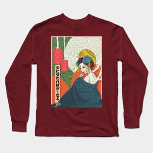 Hanafuda Geisha Long Sleeve T-Shirt